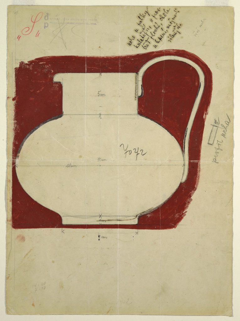 Drawing, Design for a Pitcher