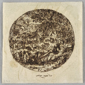 Drawing, Banquet of the Gods, ca. 1810