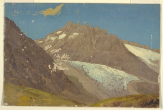 Drawing, Alpine Glacier