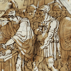 Drawing, Fabrizio Refusing the Gifts of his Enemies, ca. 1808