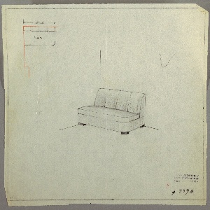 Drawing, Sofa