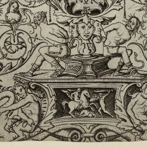 Print, Ornament Panel with Mars, ca. 1507