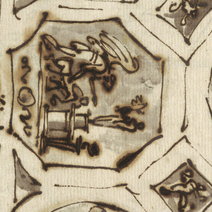 Drawing, Decorative Design for Ceiling, ca. 1813
