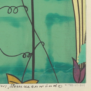 Drawing, Textile Design: Sommerwinde (Summer Wind), 1922