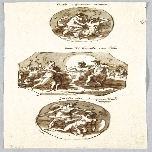 Drawing, Three Deeds of Hercules, 1813