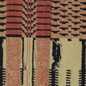 Coverlet Fragment (USA), early 19th century