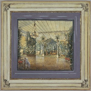 Drawing, A Russian Winter Garden, 1835–38