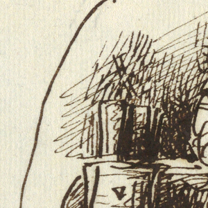 Drawing, Lunette with Arts and Sciences, ca. 1800