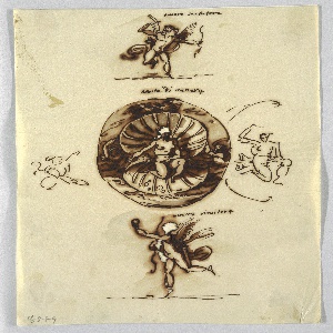 Drawing, Venus and Cupid, 1800–1815