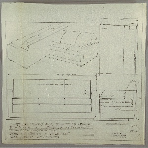Drawing, Sofa