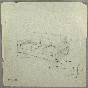 Drawing, Sofa