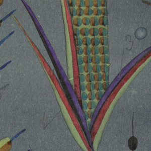 Drawing, Feldfruchte: Steel with Indigo and Brown, 1923–32
