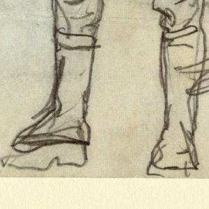 Drawing, Soldier With Pipe in His Mouth, 1862