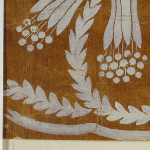 Drawing, Floral field and border, 1780–1815