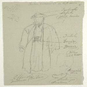 Drawing, Effendi Gentleman, 1868