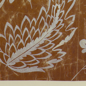 Drawing, Floral field and border, 1780–1815