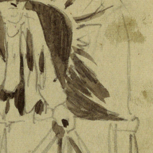 Drawing, Back of an Army Wagon, 1862