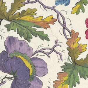 Drawing, Floral design for printed textile, 1800–1818