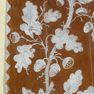 Drawing, Floral field and border, 1780–1815