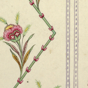 Drawing, Printed Textile Design: F, ca. 1801
