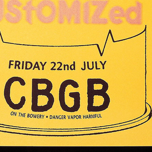 Poster, Matador Spray Can, CBGB Club, New York, 1994