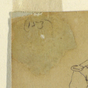 Drawing, Mounted Cavalryman, 1862