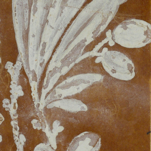 Drawing, Floral field and border, 1780–1815