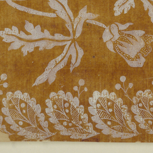 Drawing, Floral field and border, 1780–1815