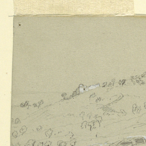 Drawing, Mount of Olives, Bethany, Siloam, and Jerusalem, Palestine [Bethany and Silwan, East Jerusalem, and Jerusalem, Israel], February 7and 10, 1868
