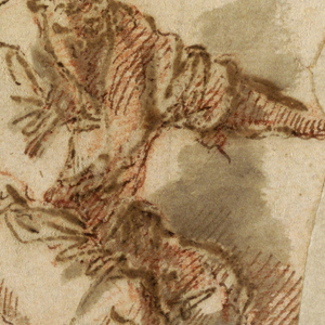 Drawing, Three Men, 1630–1640
