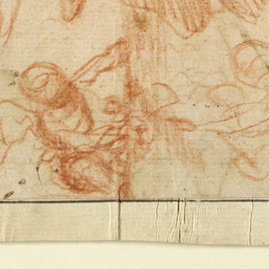 Drawing, Flying Angel and Other Figures, 1661–66
