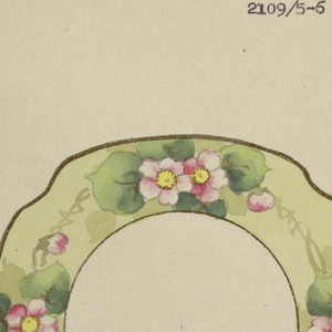 Drawing, Design for a Plate, 1880–1910