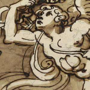Drawing, Spring, Lunette for Ceiling, Sala Ottagonale, Palazzo Milzetti, Faenza, 1804–05