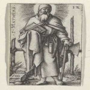 Print, Saint Matthias, 1545