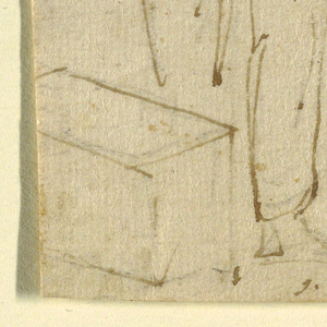Drawing, A Man with Tongs, 1625–1650