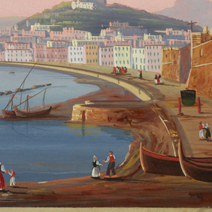 Drawing, View of Naples (or vicinity), 19th century