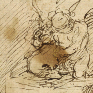 Drawing, Seated Artist, 1635–1650