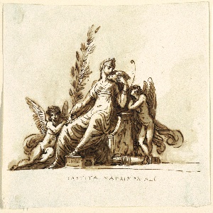 Drawing, Matrimonial Chastity, Sala di Corneglia, Palazzo Cavina, Faenza, 1816