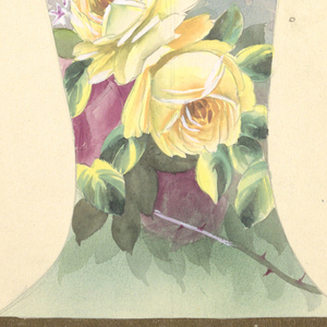 Drawing, Design for a Vase, 1880–1910