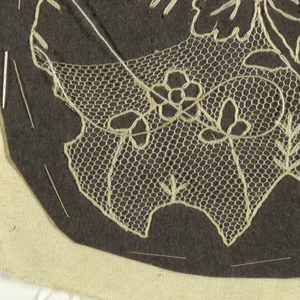 Pattern With Uncompleted Lace (Belgium), late 19th century