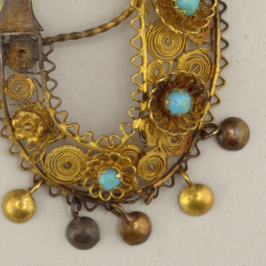 Earrings (France), late 19th century