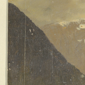 Drawing, Alpine Landscape (Bavaria or Switzerland), 1868