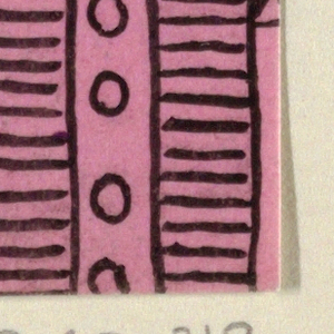 Drawing, Design for Textile:  Ozone, designed 1923