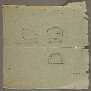 Drawing, Tubchair, Swivel, Upholstered