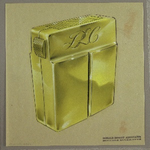 Drawing, Diamond Cigarette Lighter
