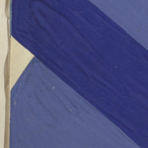 Drawing, Bamby: blue, indigo, purple, 1925