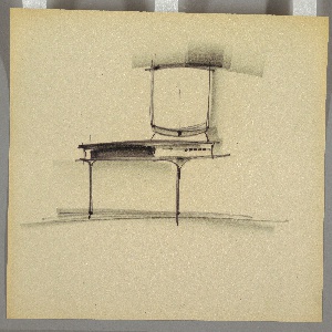 Drawing, Television Housing