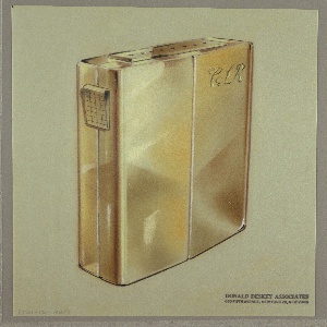 Drawing, Diamond Cigarette Lighter