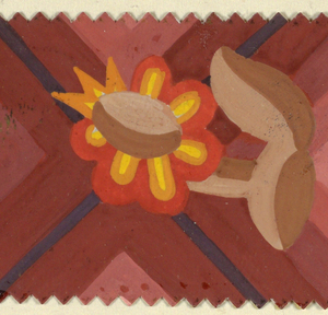 Drawing, Textile Design: Quadern (Ashlars), 1916–19