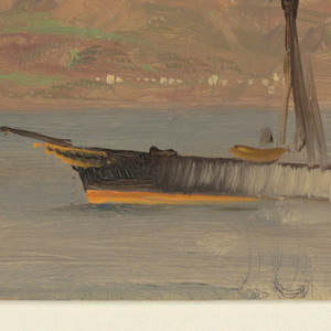 Drawing, Italian Coast, off Straits of Messina, July 1868